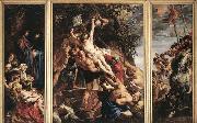 RUBENS, Pieter Pauwel Raising of the Cross oil on canvas